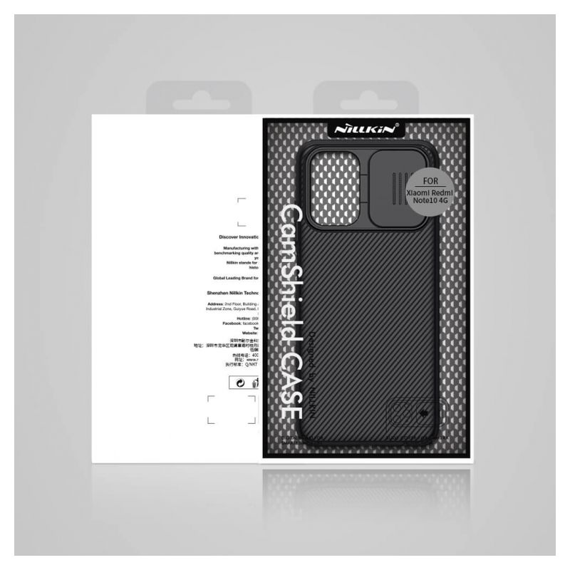 Maskica Nillkin CamShield za Xiaomi Redmi Note 10 4G/10s crna