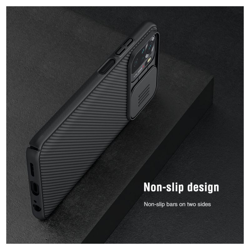 Maskica Nillkin CamShield za Xiaomi Redmi Note 10 4G/10s crna