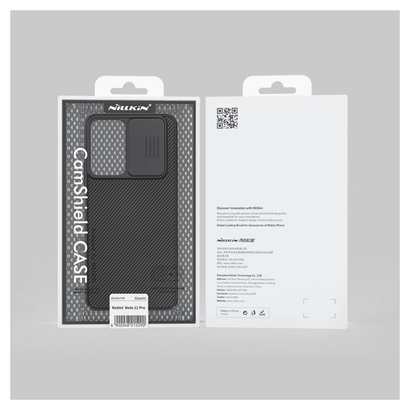 Maskica Nillkin CamShield za Xiaomi Redmi Note 11 Pro Plus/Poco X4 NFC plava