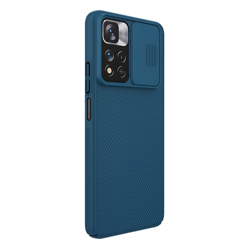 Maskica Nillkin CamShield za Xiaomi Redmi Note 11 Pro Plus/Poco X4 NFC plava