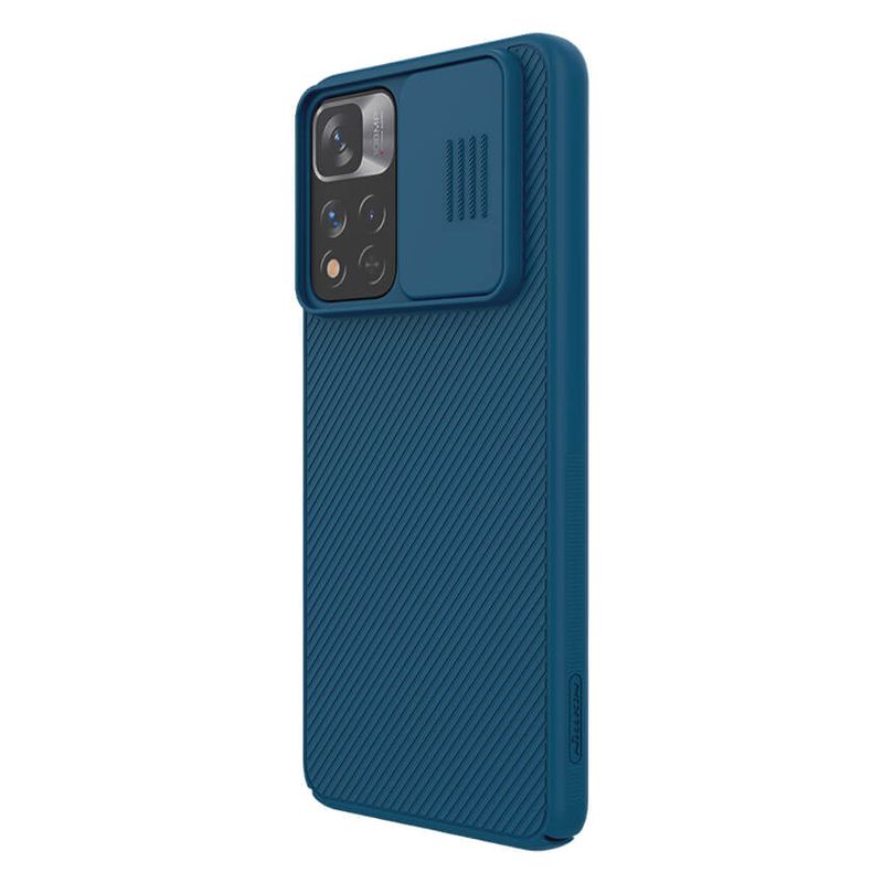 Maskica Nillkin CamShield za Xiaomi Redmi Note 11 Pro Plus/Poco X4 NFC plava
