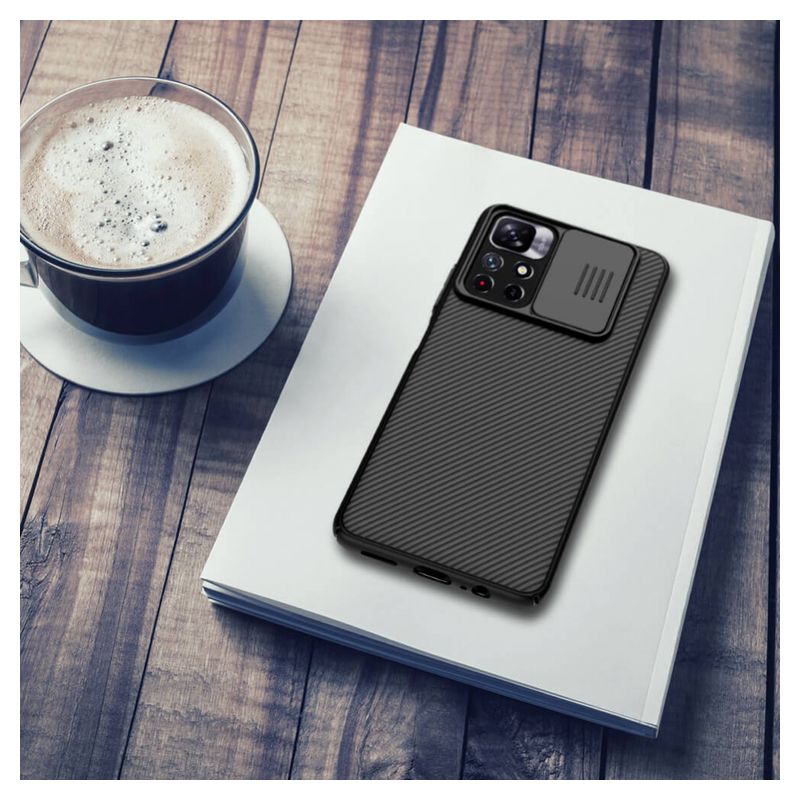 Maskica Nillkin CamShield za Xiaomi Redmi Note 11T 5G/Poco M4 Pro 5G crna