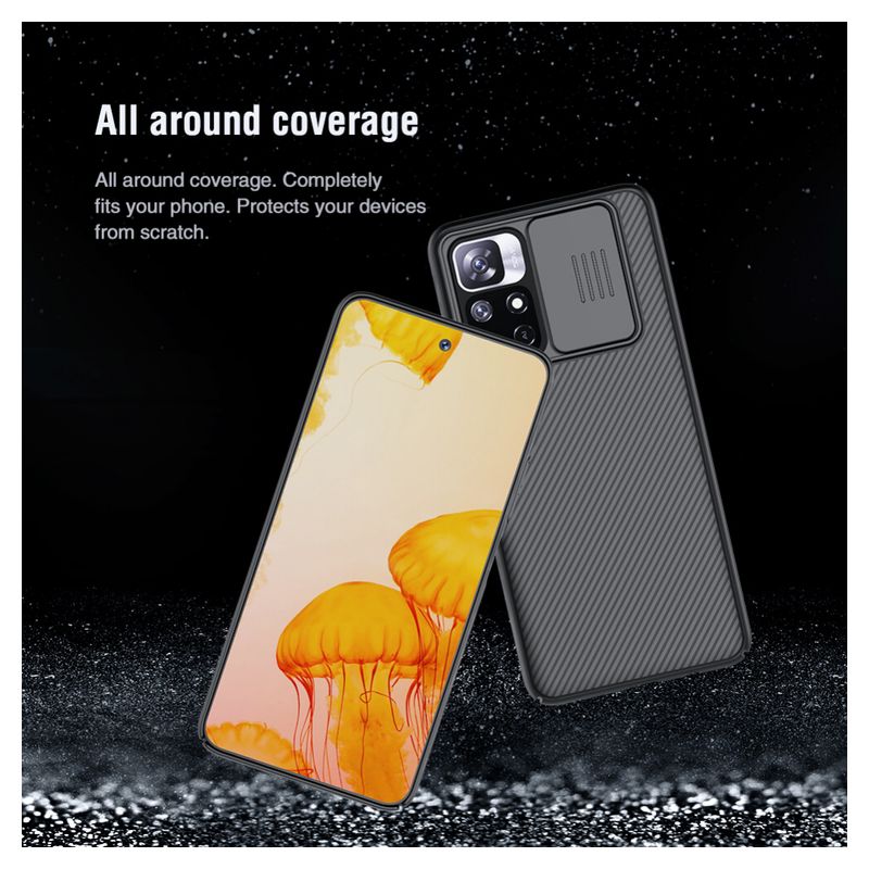 Maskica Nillkin CamShield za Xiaomi Redmi Note 11T 5G/Poco M4 Pro 5G plava