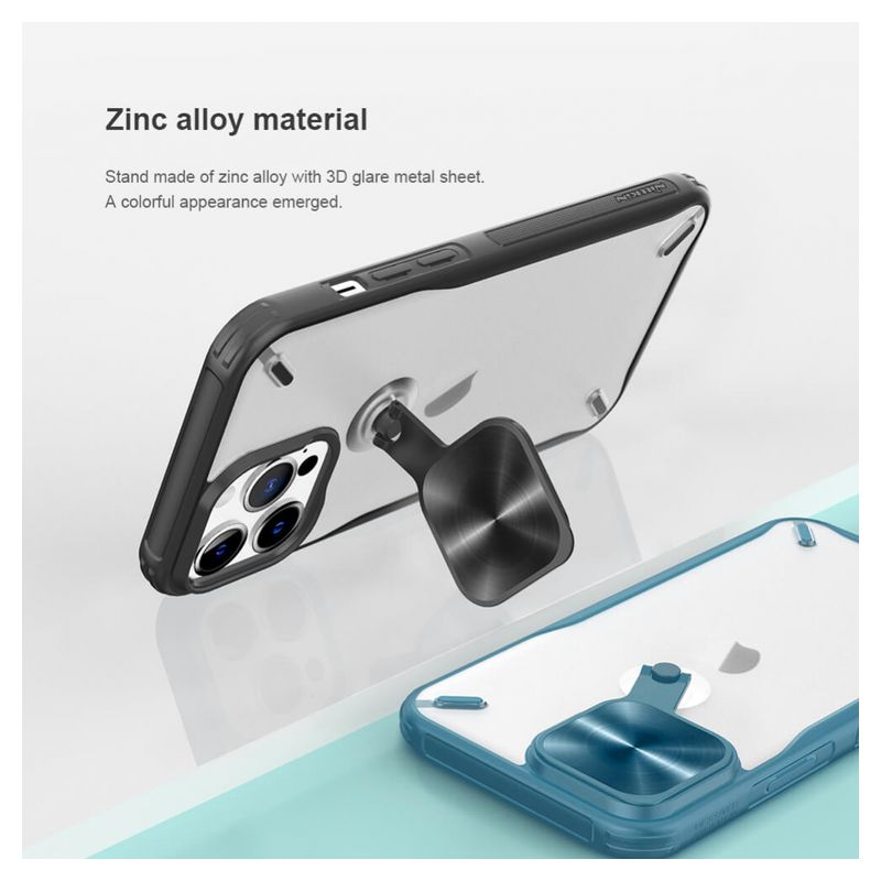 Maskica Nillkin Cyclops za iPhone 13 Pro Max 6.7 crna