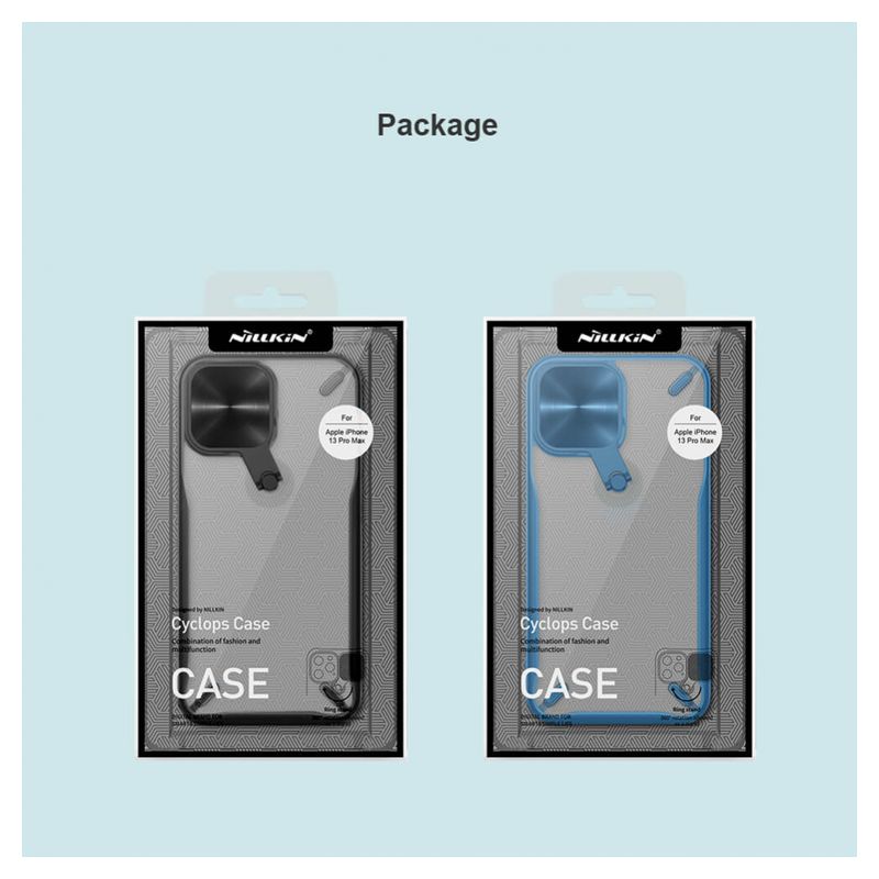 Maskica Nillkin Cyclops za iPhone 13 Pro Max 6.7 crna