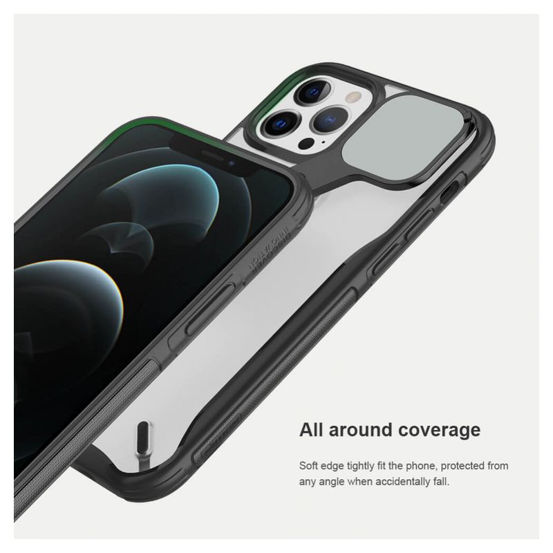 Maskica Nillkin Cyclops za iPhone 13 Pro Max 6.7 crna