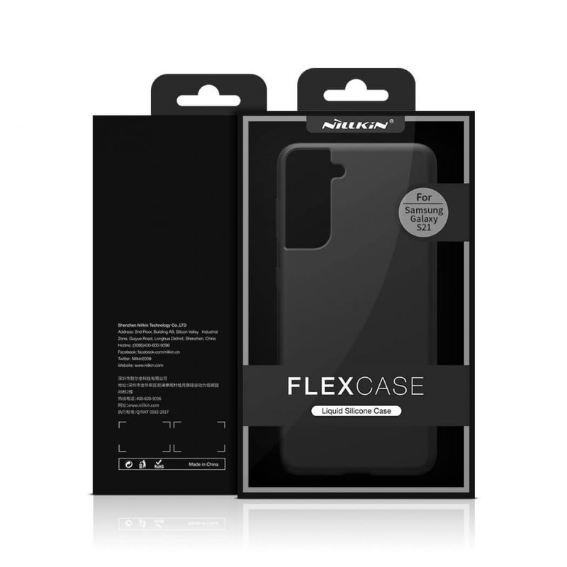 Maskica Nillkin Flex Pure za Samsung G991B Galaxy S21 crna