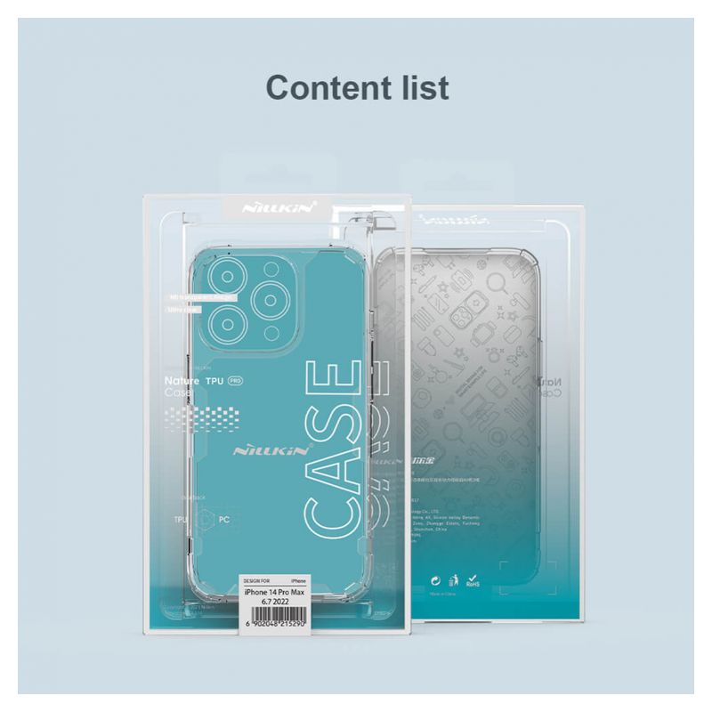 Maskica Nillkin Nature Pro za iPhone 14 Pro 6.1 transparent