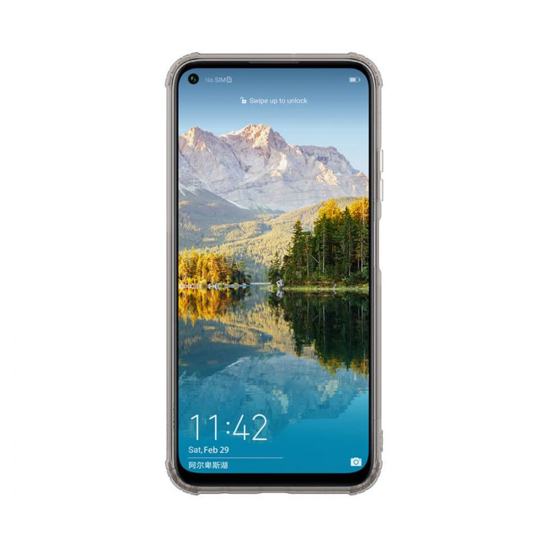 Maskica Nillkin Nature za Huawei P40 Lite/Nova 6 SE siva