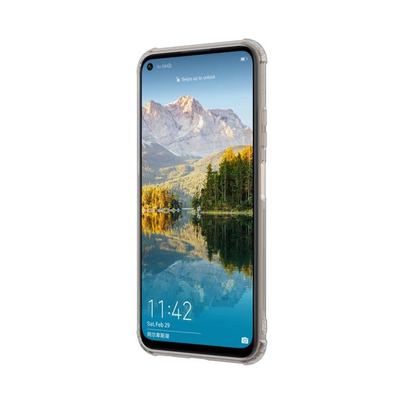 Maskica Nillkin Nature za Huawei P40 Lite/Nova 6 SE siva