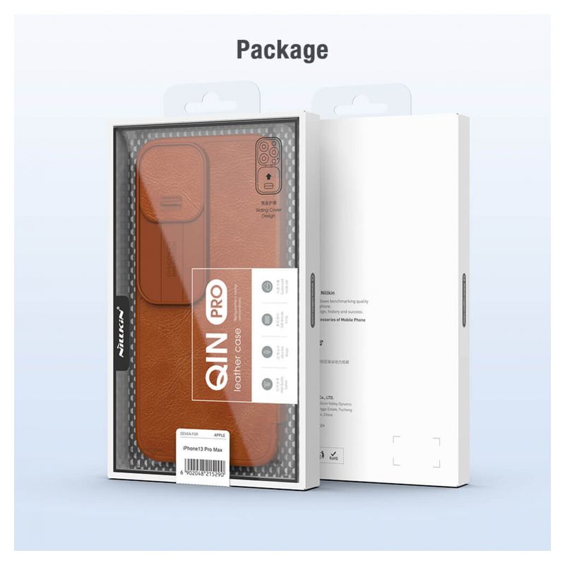 Maskica Nillkin Qin Pro za iPhone 13 6.1 Pro plava