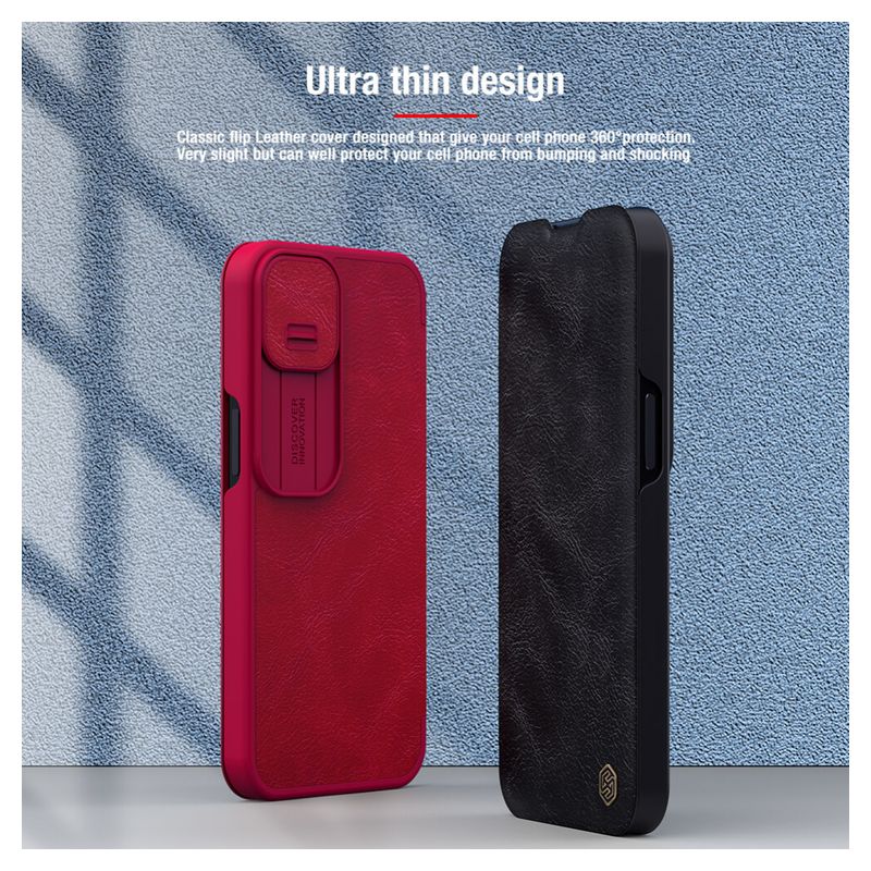 Maskica Nillkin Qin Pro za iPhone 13 6.1 Pro plava