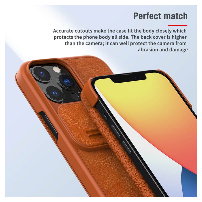 Maskica Nillkin Qin Pro za iPhone 13 6.1 Pro plava