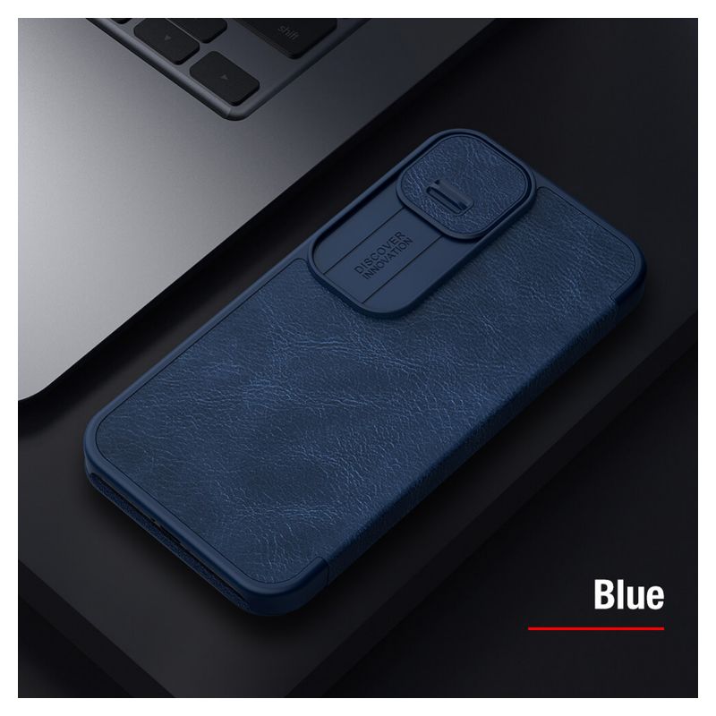 Maskica Nillkin Qin Pro za iPhone 13 6.1 Pro plava