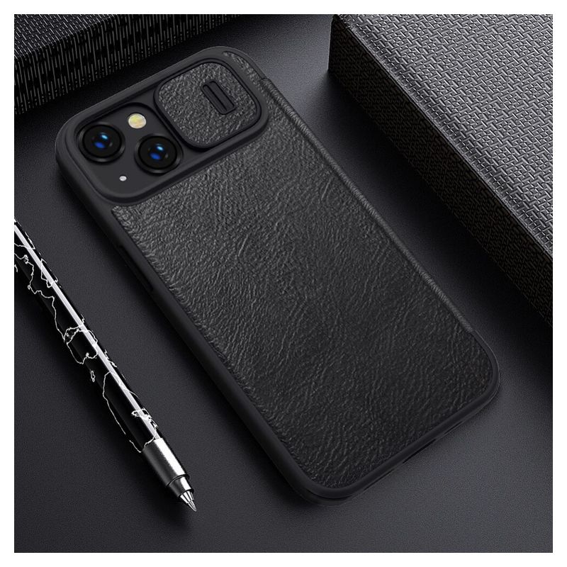 Maskica Nillkin Qin Pro za iPhone 14 Plus 6.7 crna