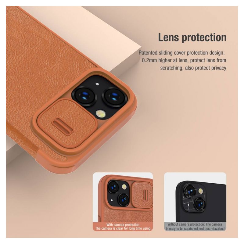 Maskica Nillkin Qin Pro za iPhone 14 Plus 6.7 crna