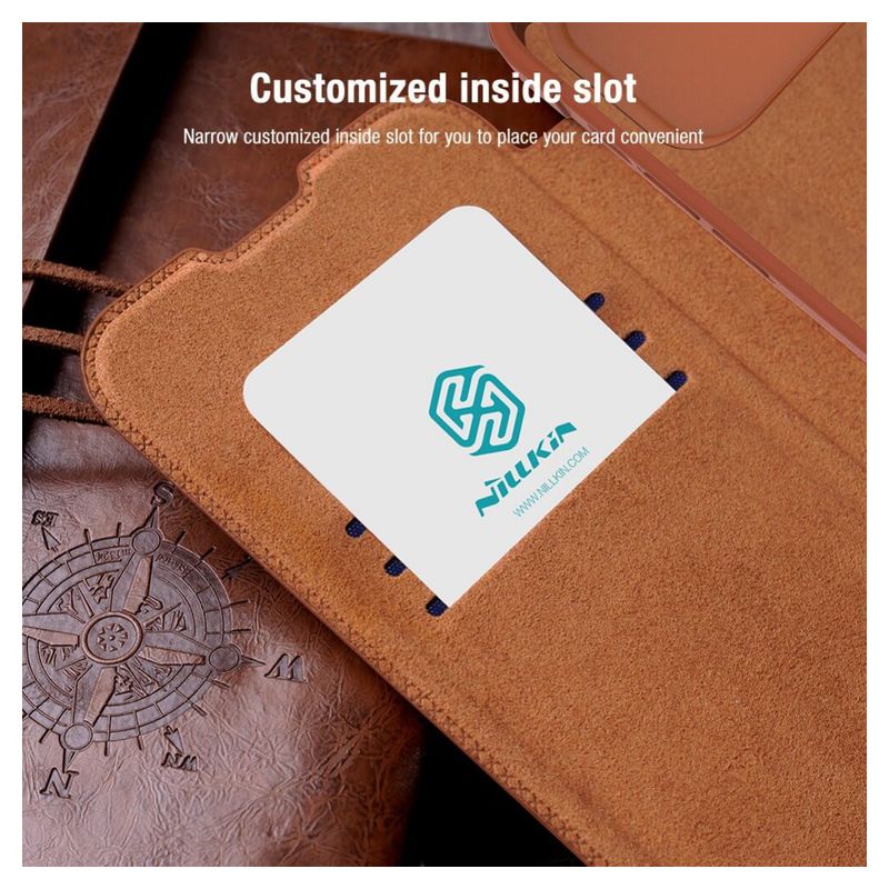 Maskica Nillkin Qin Pro za iPhone 14 Plus 6.7 crna