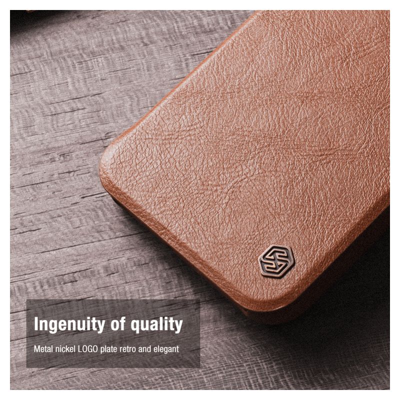 Maskica Nillkin Qin Pro za Samsung S908B Galaxy S22 Ultra 5G crna