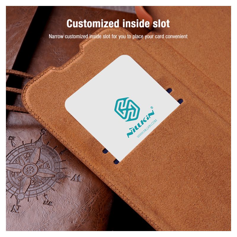 Maskica Nillkin Qin Pro za Samsung S908B Galaxy S22 Ultra 5G crna