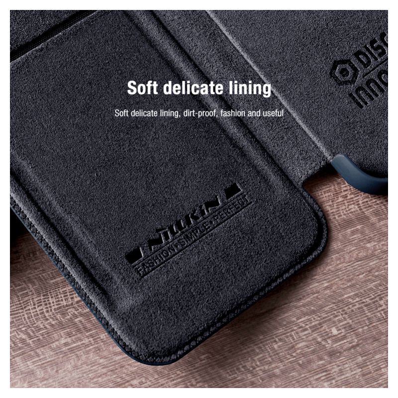 Maskica Nillkin Qin Pro za Samsung S908B Galaxy S22 Ultra 5G crna