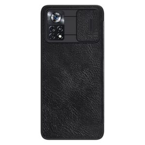 Maskica Nillkin Qin Pro za Xiaomi Poco X4 Pro 5G crna
