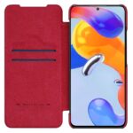 Maskica Nillkin Qin Pro za Xiaomi Redmi Note 11 Pro 4G/5G crvena - Slika 5