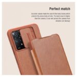 Maskica Nillkin Qin Pro za Xiaomi Redmi Note 11 Pro 4G/5G crvena - Slika 9