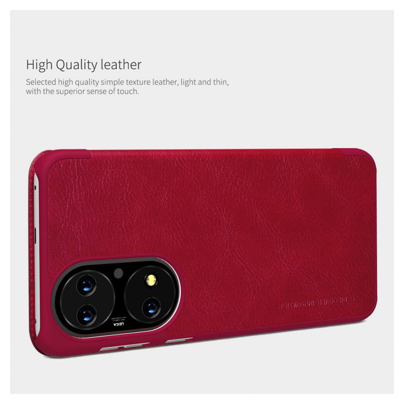 Maskica Nillkin Qin za Huawei P50 braon