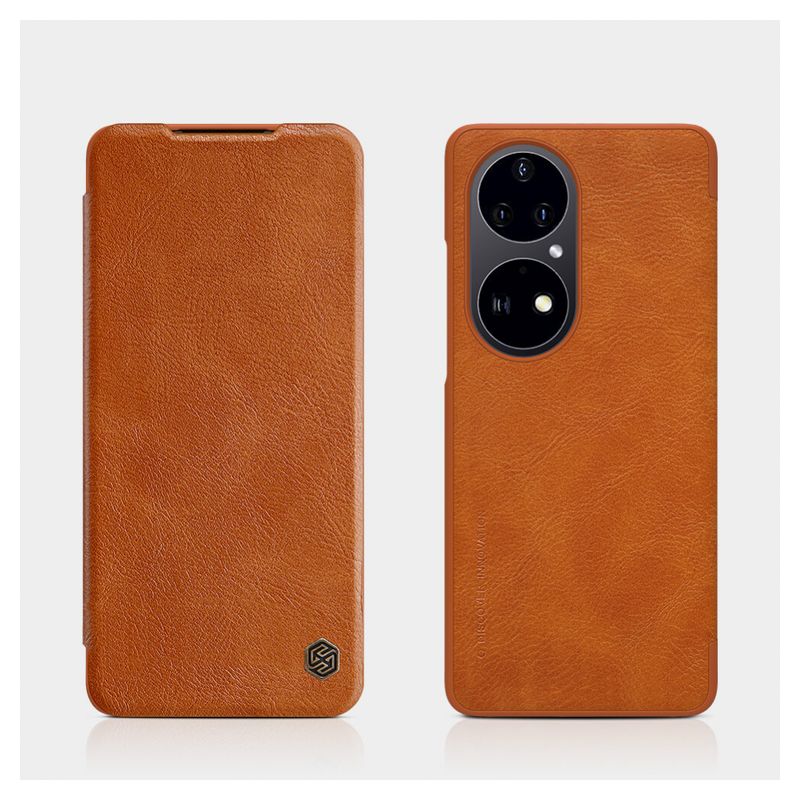 Maskica Nillkin Qin za Huawei P50 Pro braon