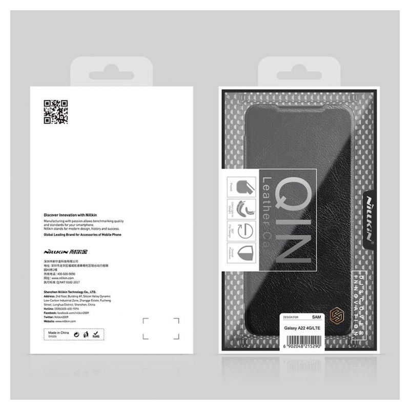 Maskica Nillkin Qin za Samsung A225F Galaxy A22 4G crvena