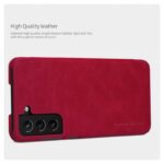 Maskica Nillkin Qin za Samsung G990 Galaxy S21 FE crvena - Slika 9