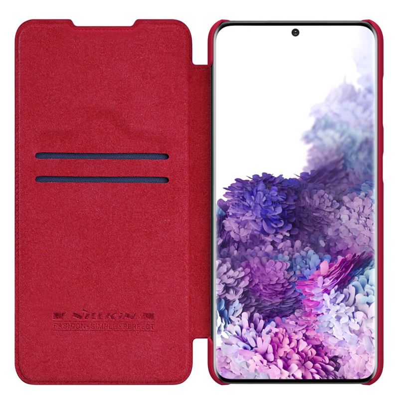 Maskica Nillkin Qin za Samsung G996B Galaxy S21 Plus crvena