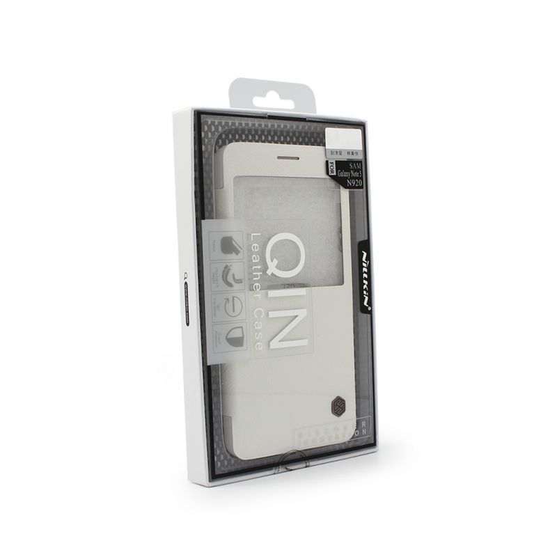 Maskica Nillkin Qin za Samsung N920 Note 5 bela