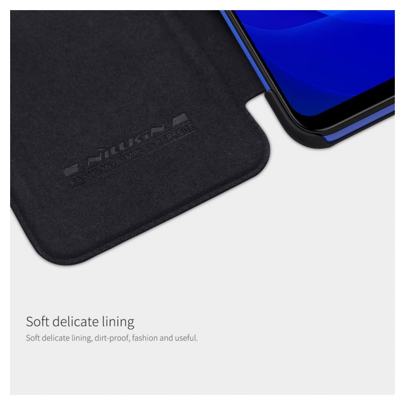 Maskica Nillkin Qin za Xiaomi Mi 10 Lite 5G/Mi 10 Youth crna