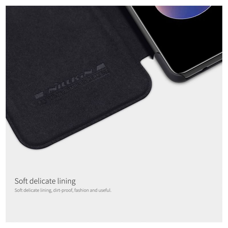 Maskica Nillkin Qin za Xiaomi Redmi Note 11 crna