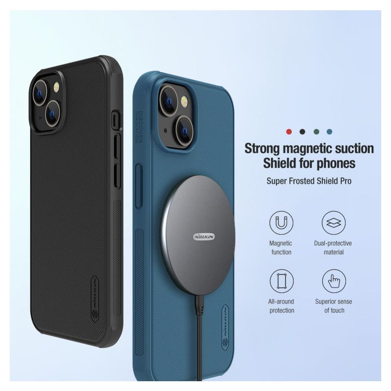 Maskica Nillkin Scrub Pro Magnetic za iPhone 14 6.1 crna