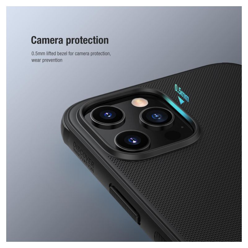 Maskica Nillkin Scrub Pro za iPhone 12/12 Pro 6.1 crvena (sa otvorom za logo)