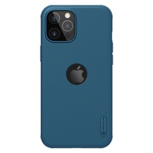 Maskica Nillkin Scrub Pro za iPhone 12/12 Pro 6.1 plava (sa otvorom za logo)