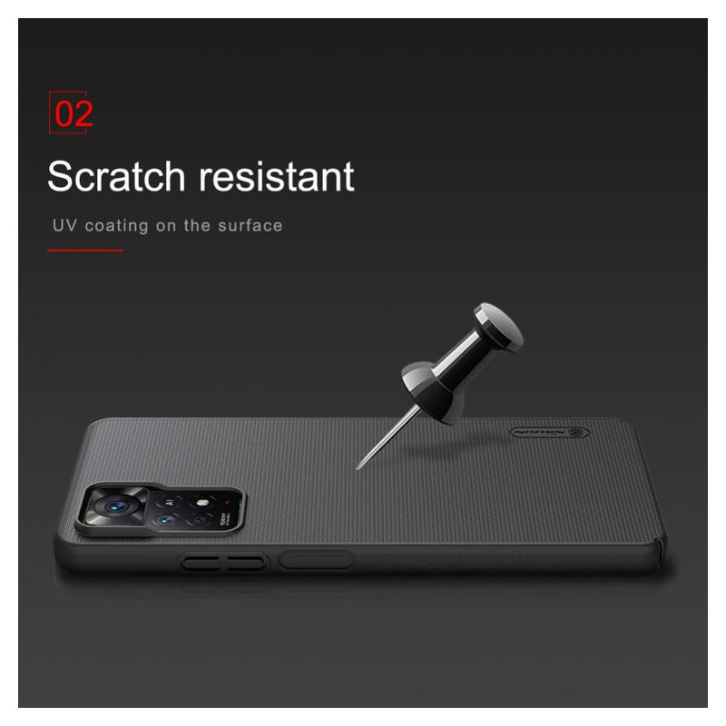 Maskica Nillkin Scrub za Xiaomi Redmi Note 11 Pro 4G/5G crna