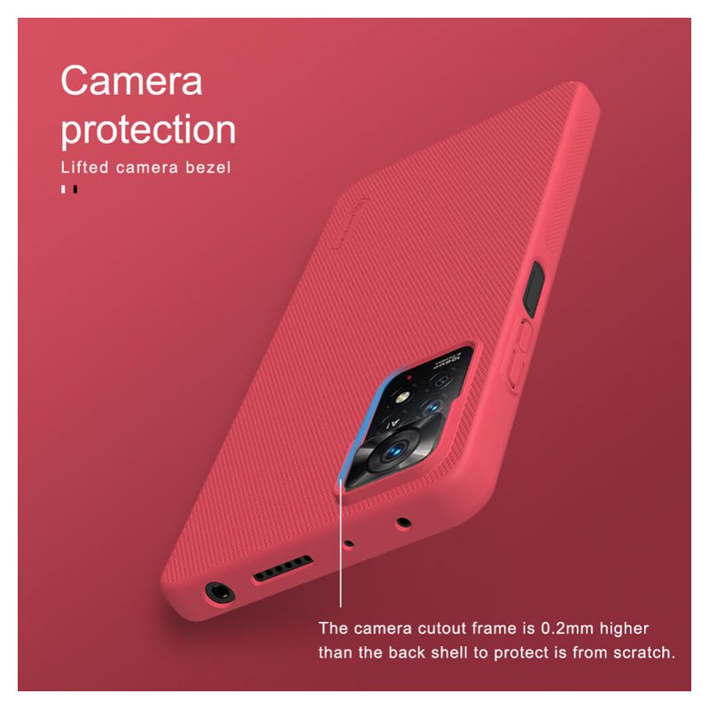 Maskica Nillkin Scrub za Xiaomi Redmi Note 11 Pro 4G/5G crna