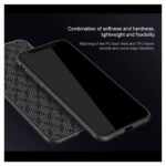 Maskica Nillkin Synthetic Fiber Plaid za iPhone X/XS crna - Slika 3