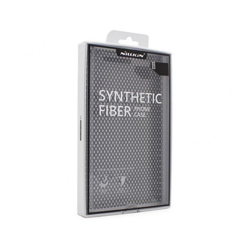 Maskica Nillkin Synthetic Fiber Plaid za iPhone XR crna