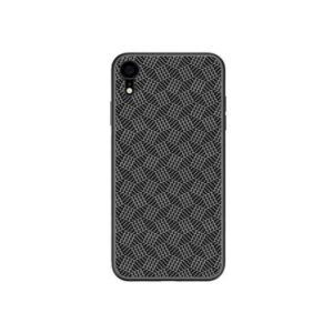 Maskica Nillkin Synthetic Fiber Plaid za iPhone XR crna