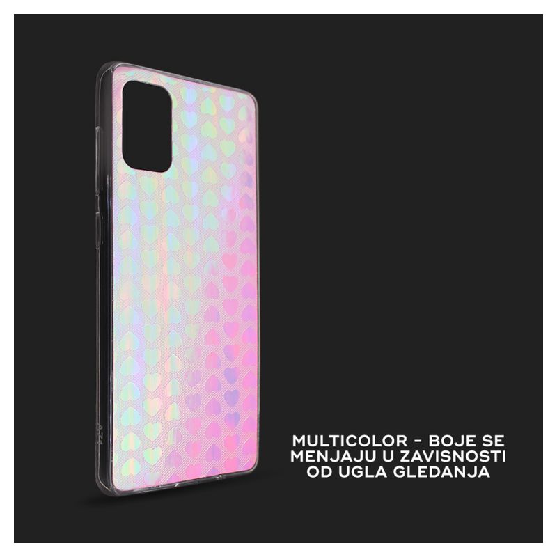Maskica Pattern Heart za Samsung A715F Galaxy A71 roze
