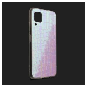 Maskica Pattern Square za Huawei P40 Lite/Nova 6 SE ljubicasta