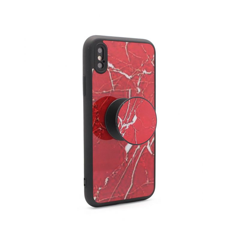Maskica Pop Marble za iPhone X crvena