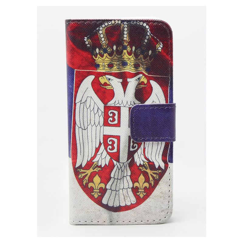 Maskica Print Bi Fold za Microsoft 535 Lumia D00121 SRB zastava