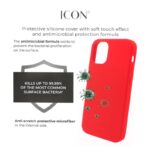 Maskica Puro ICON za iPhone 12/12 Pro 6.1 crvena - Slika 3
