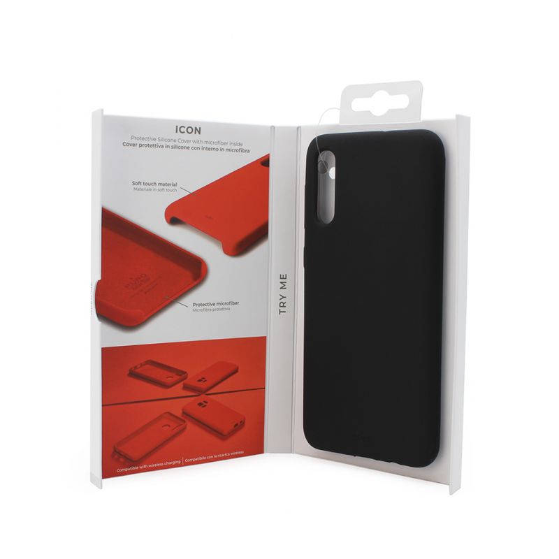 Maskica Puro ICON za Samsung A202F Galaxy A20e crna