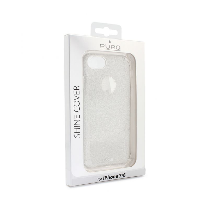 Maskica Puro Shine za iPhone 6/7/8 srebrna Maskica Puro Shine za iPhone 6/7/8 srebrna - Slika 1